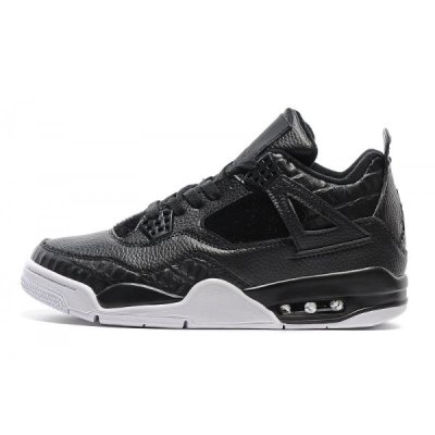 Nike Air Jordan 4 Premium Pinnacle Siyah / Koyu Gri Basketbol Ayakkabısı Türkiye - NERL0PCK